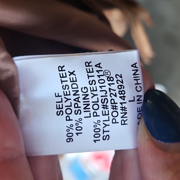 Saints & Hearts Fringe Jacket Vegan Suede Leather Women Large - Picture 4 of 5